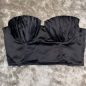 Naked Wardrobe Bustier Crop top